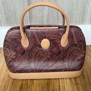 Genie Collection Paisley Handbag EUC